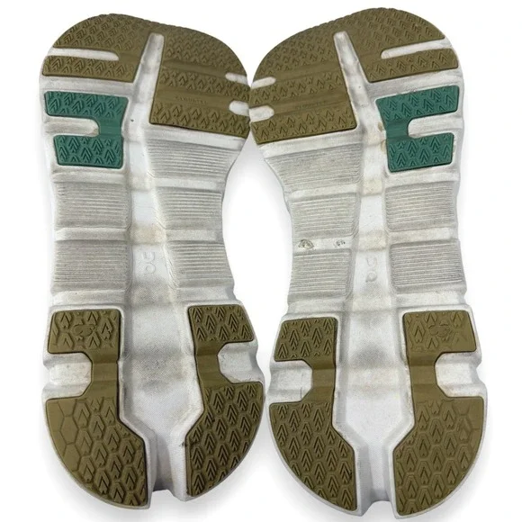 On Cloudrunner 2 Running Shoes Mens 10 White Green Sneakers 3ME10142404 - Picture 10 of 11